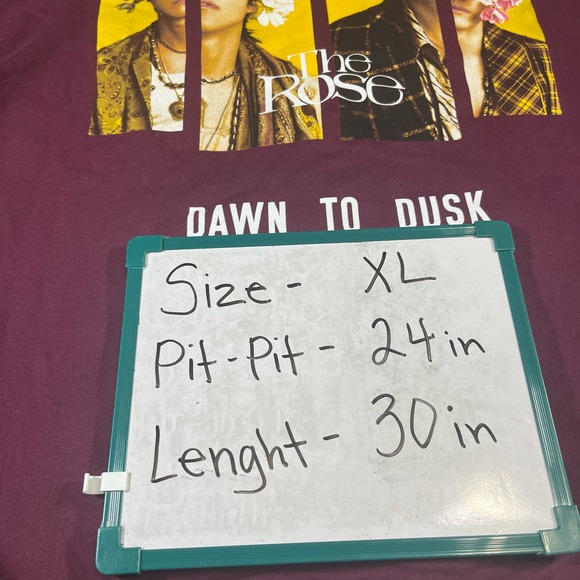 The Rose K-pop Sweatshirt Jacket Size XL Dual Dawn To Dusk - Picture 6 of 6